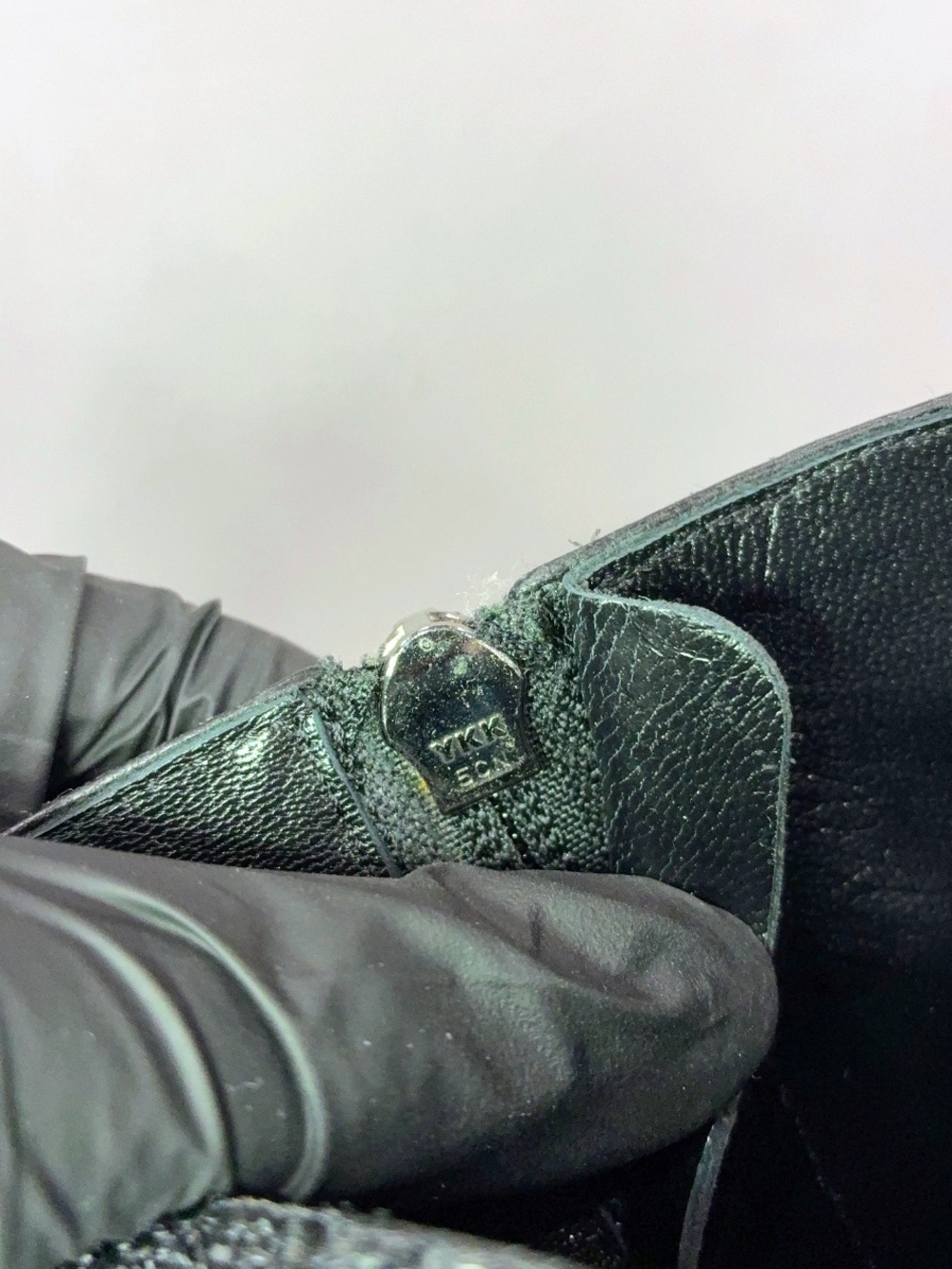 Saint Laurent YSL Black Glitter Block Heel Ankle Booties Boots  Sz 40/9 US Rare! - Picture 4 of 7